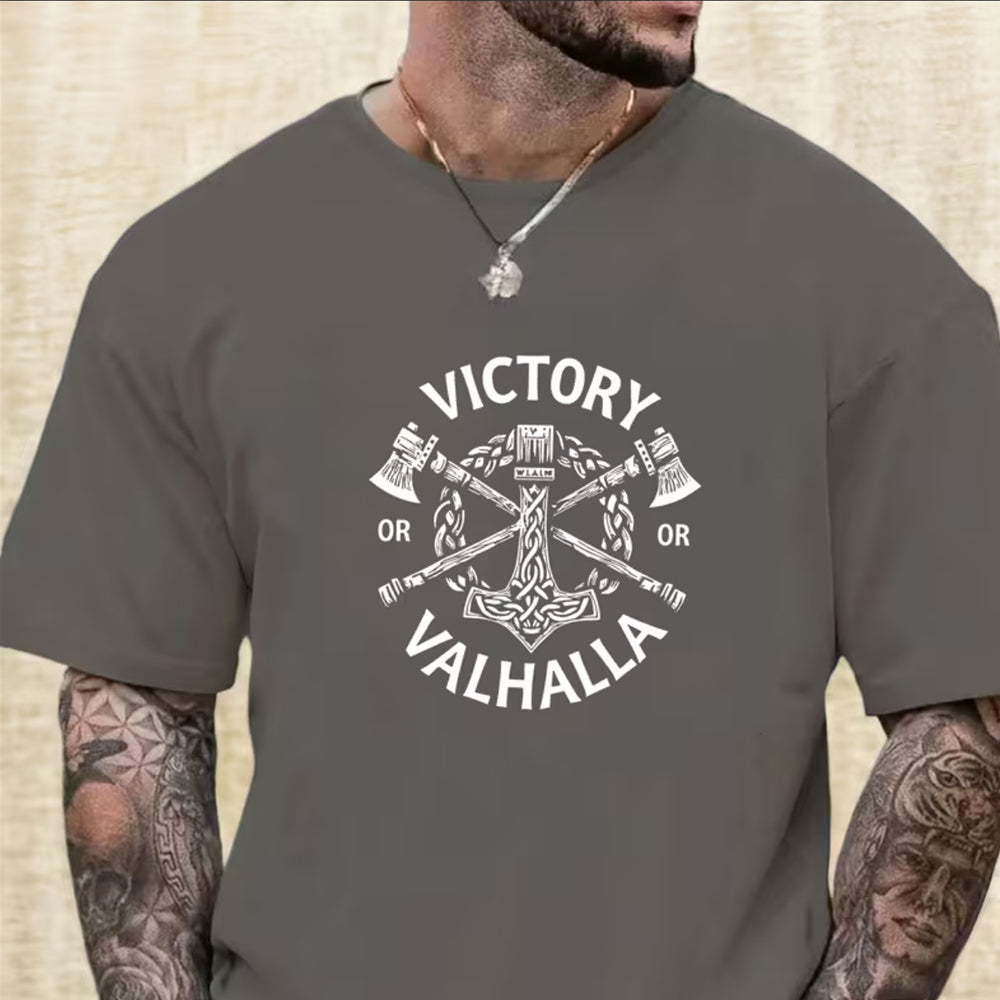 Victory or Valhalla Viking T-shirt