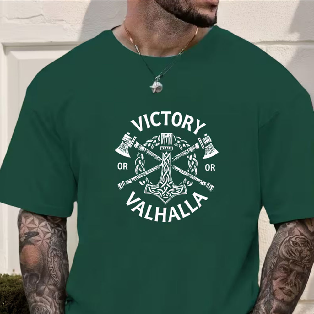 Victory or Valhalla Viking T-shirt
