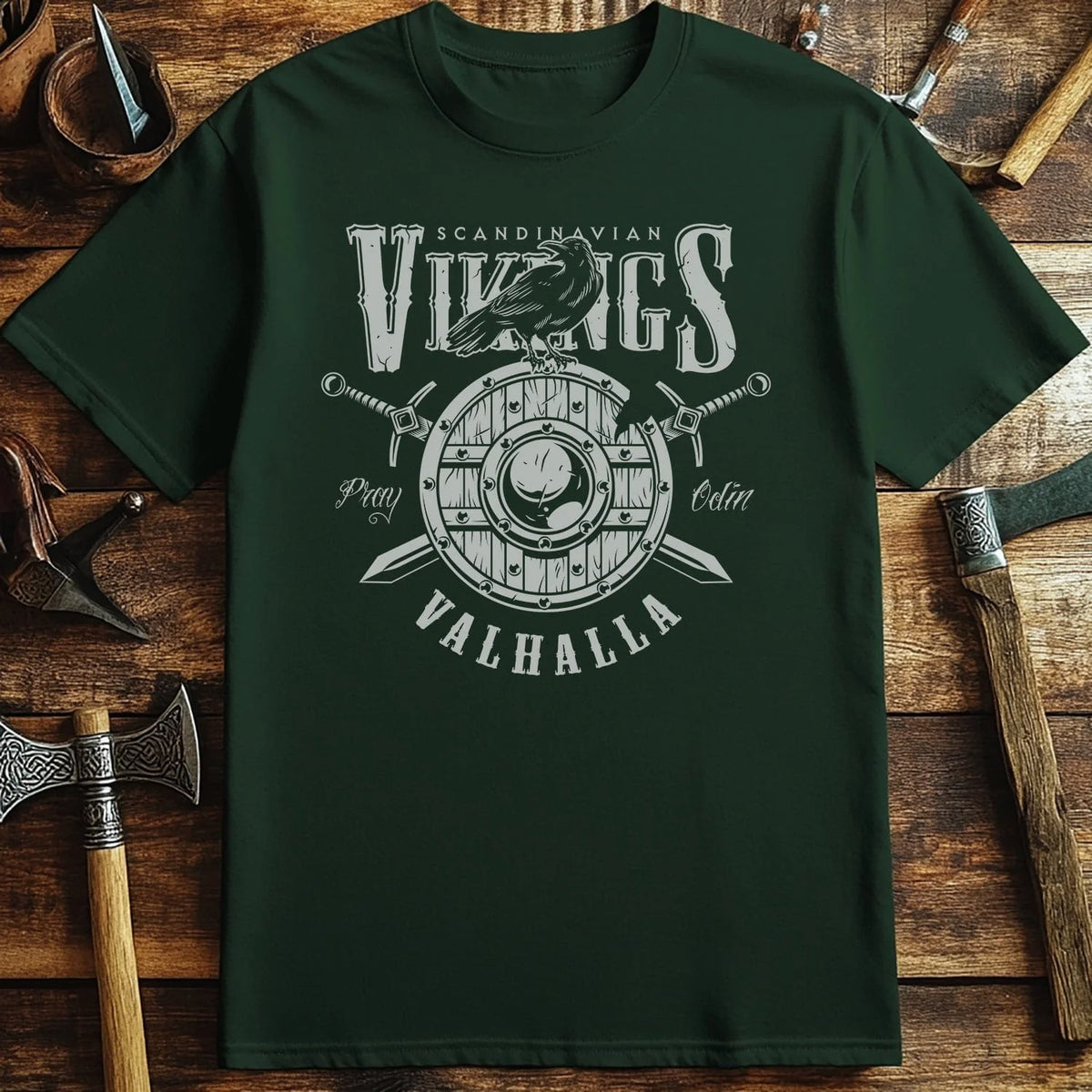 Scandinavian Vikings Valhalla T-Shirt