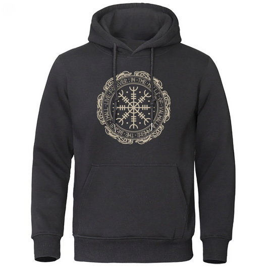Viking Helm of Awe Hoodie