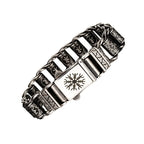 Vikings Bracelet With Runes Beads
