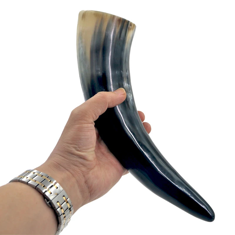 Viking Drinking Horn With Stand