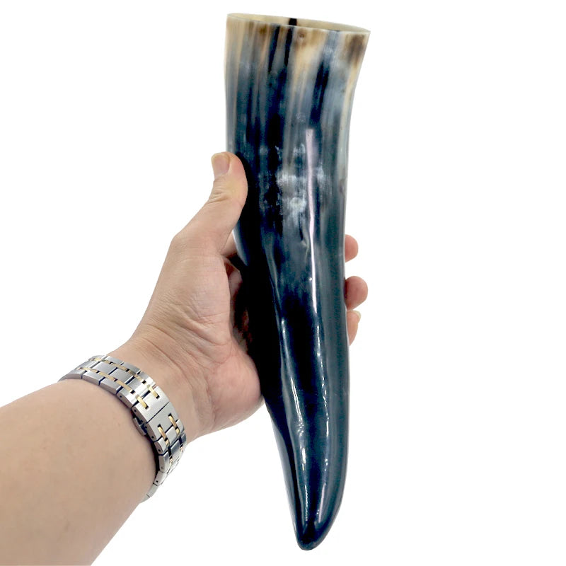 Viking Drinking Horn With Stand