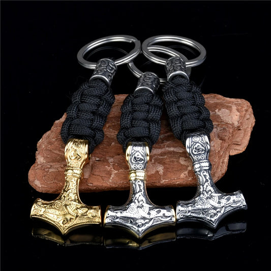 Vikings Thor's Hammer Keychain