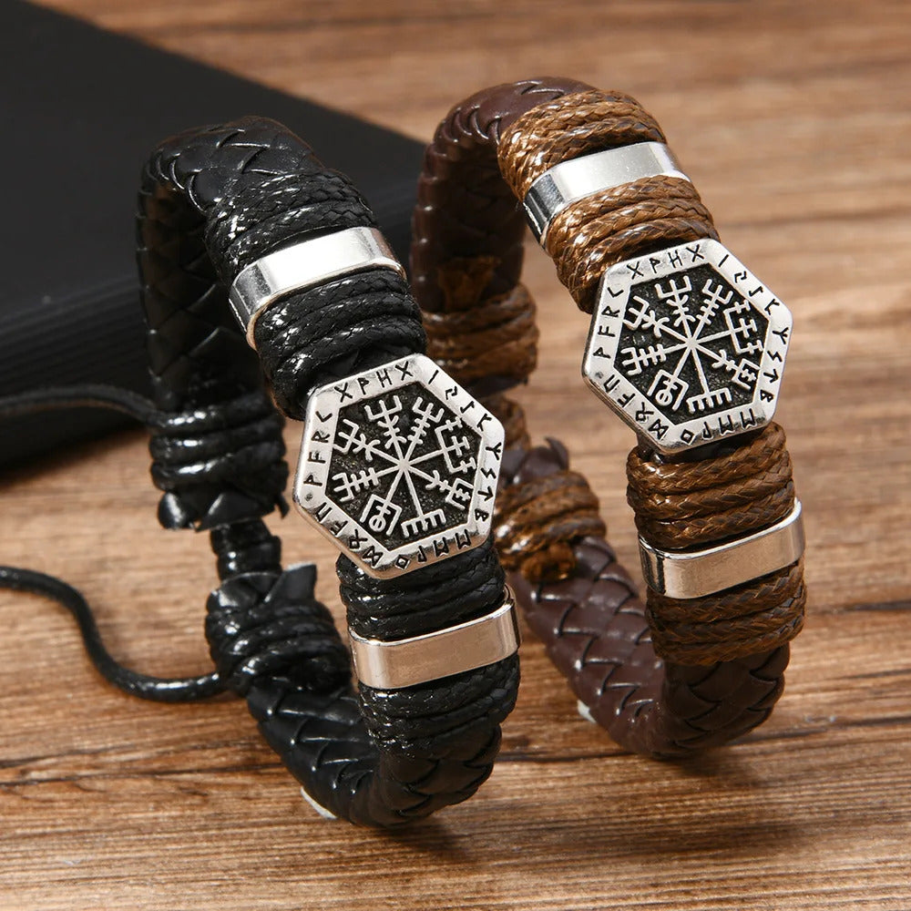 Vintage Vikings Vegvisir Bracelet