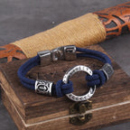 Viking Beads With Runes Bracelet