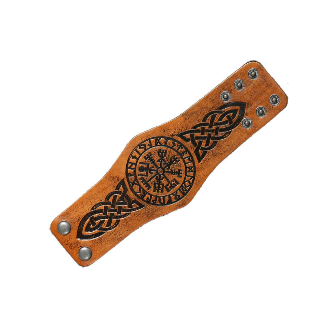 Vegvisir Leather Bracelet