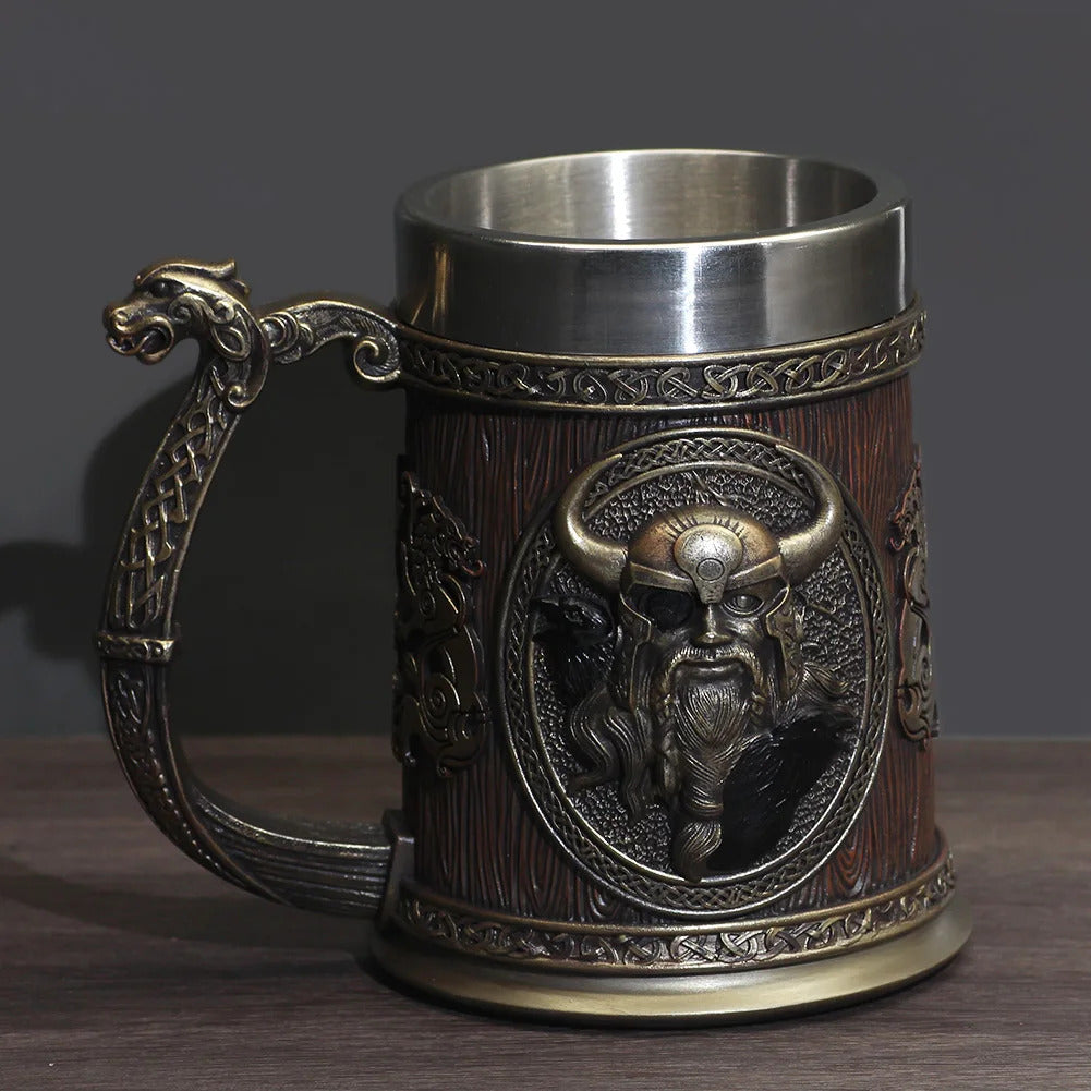 Viking Odin Drinking Mug