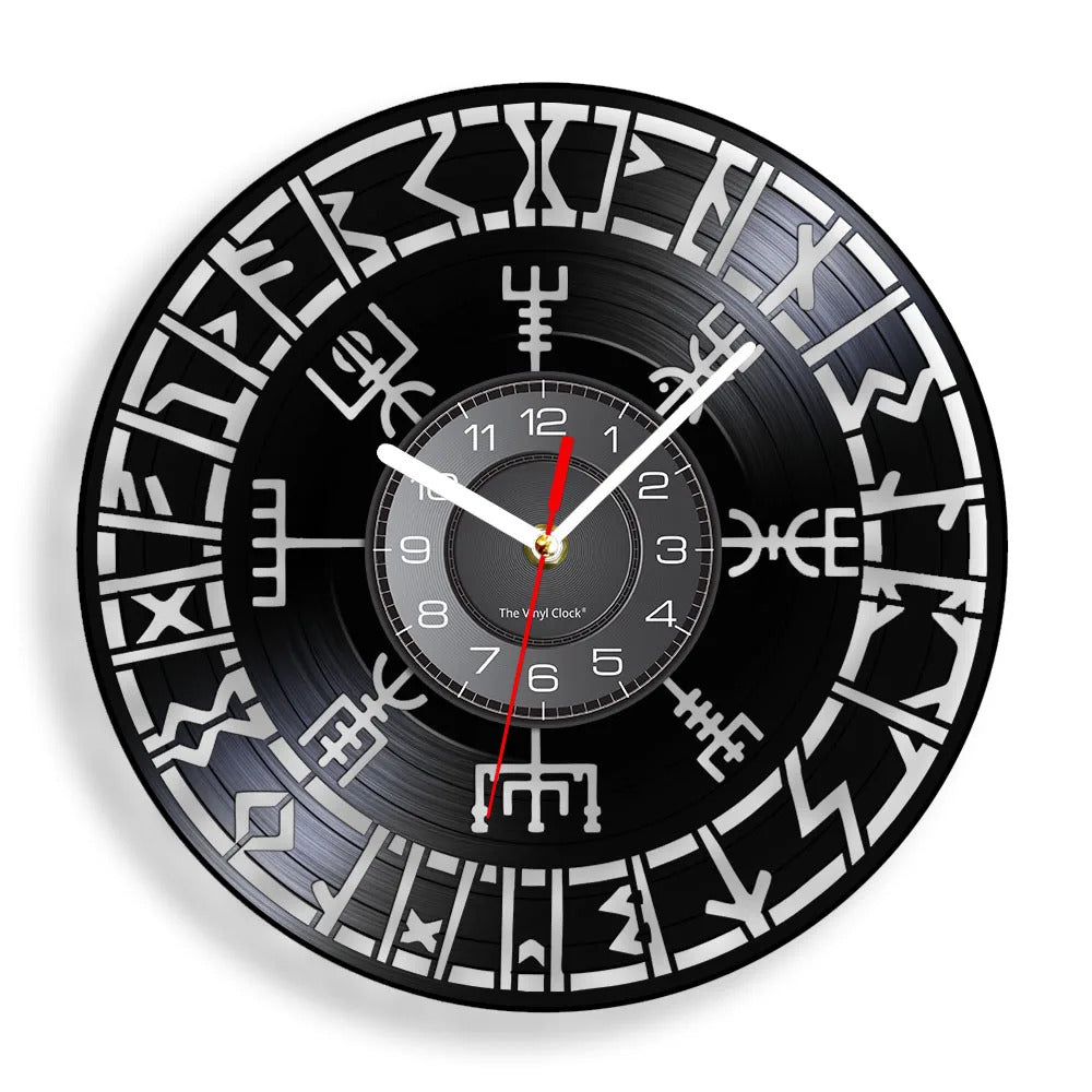 Vikings Vinyl Record Wall Clock