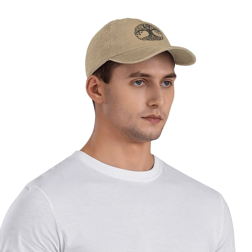 Yggdrasil Tree of Life Cap