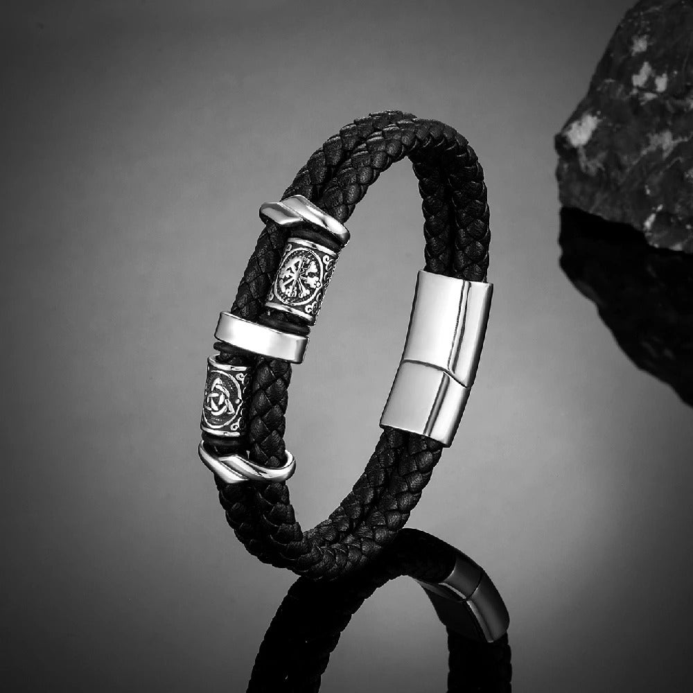 Vikings Leather Bracelet