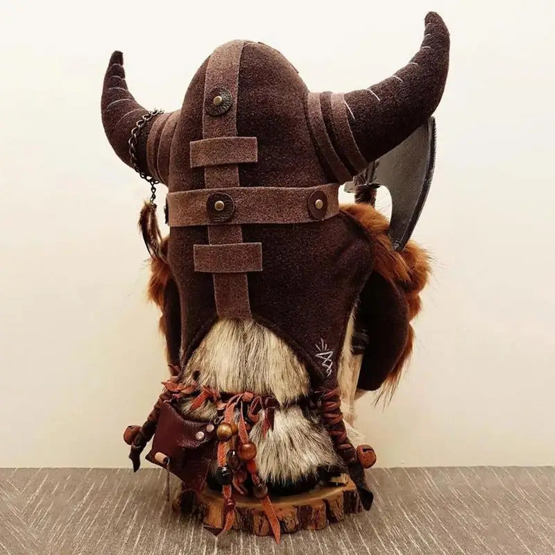 Viking Warrior Gnome Statue