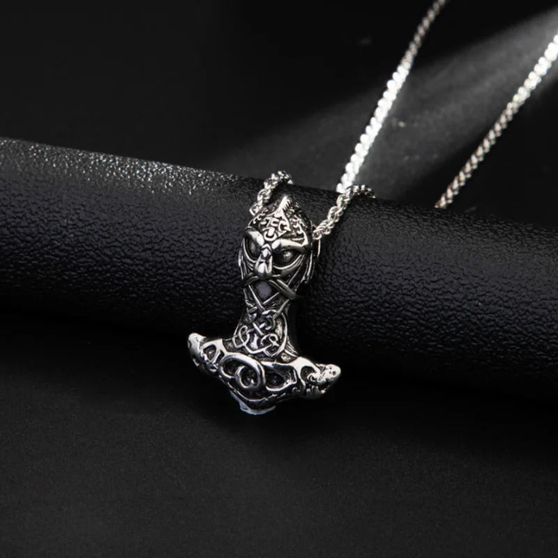 Viking Warrior Thor's Hammer Necklace