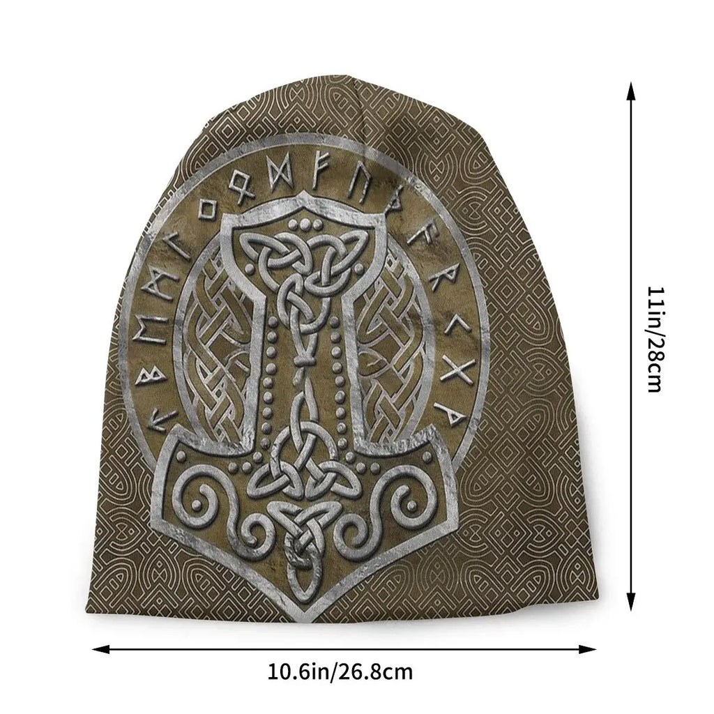 Thor's Hammer With Runes Cap