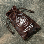 Viking Leather Jewelry Bag