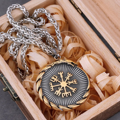 Ouroboros Necklace With Wooden Box