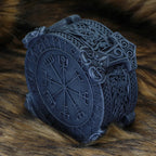Vegvisir With Runes & Mjölnir Jewelry Box
