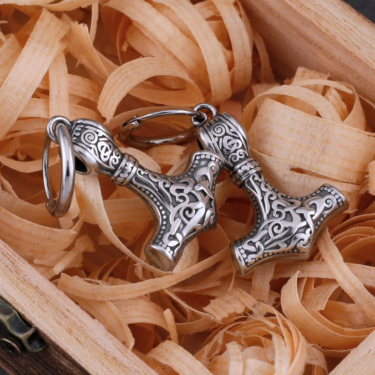 Thor's Hammer Earrings