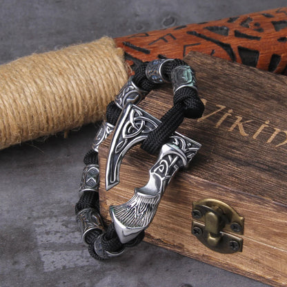 Viking Axe Bracelet With Wooden Box