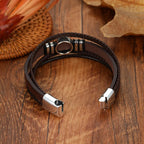 Vikings Retro Leather Bracelets