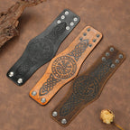Vegvisir Leather Bracelet
