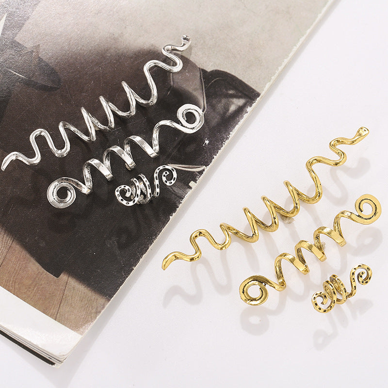 Viking Spiral Charms - Beads for Hair