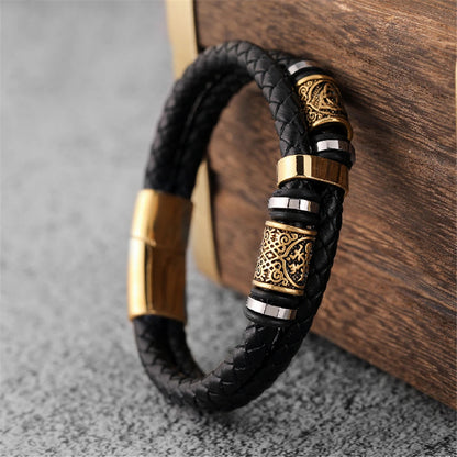 Vikings Leather Bracelet