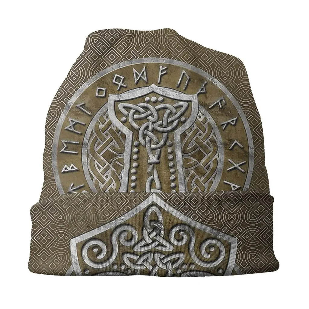 Thor's Hammer With Runes Cap