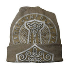 Thor's Hammer With Runes Cap