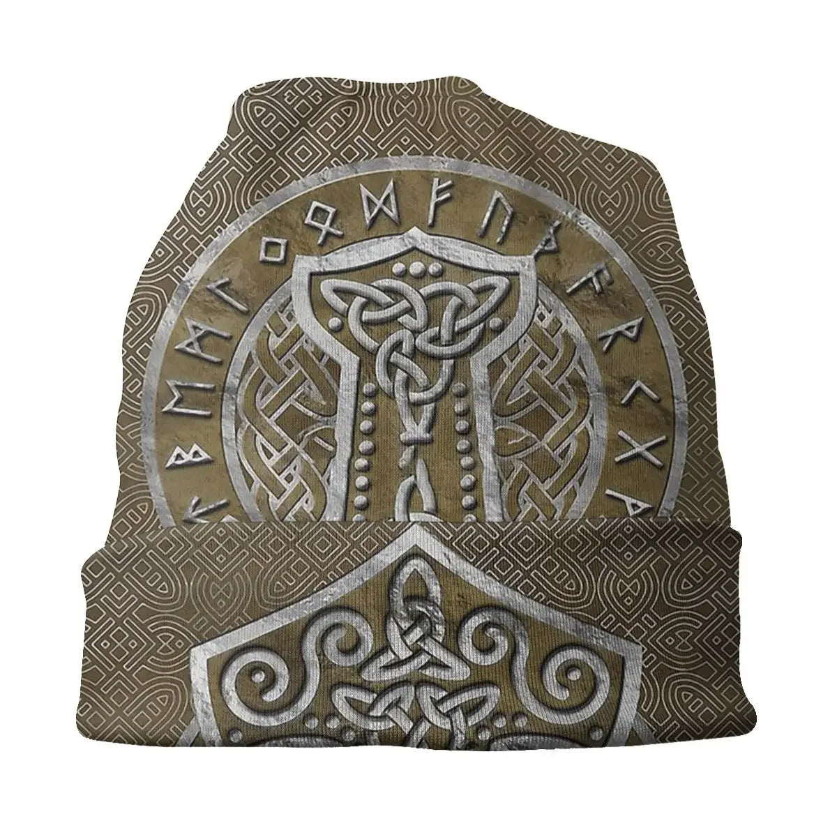 Thor's Hammer With Runes Cap