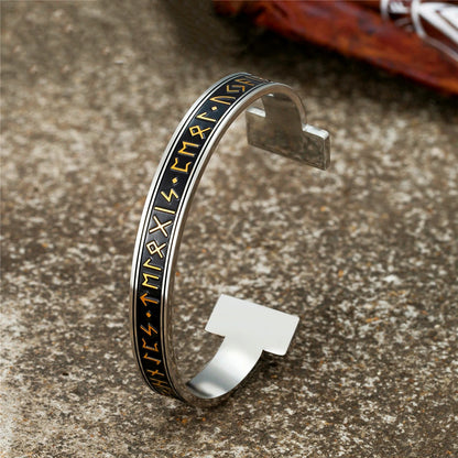 Vikings Runes Cuff Bangles