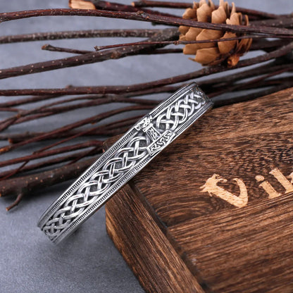 Thor's Hammer Bangle With Wooden Box