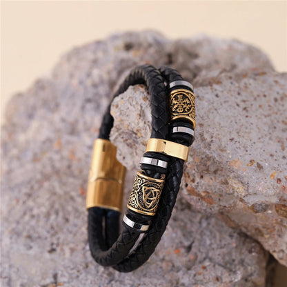 Vikings Leather Bracelet