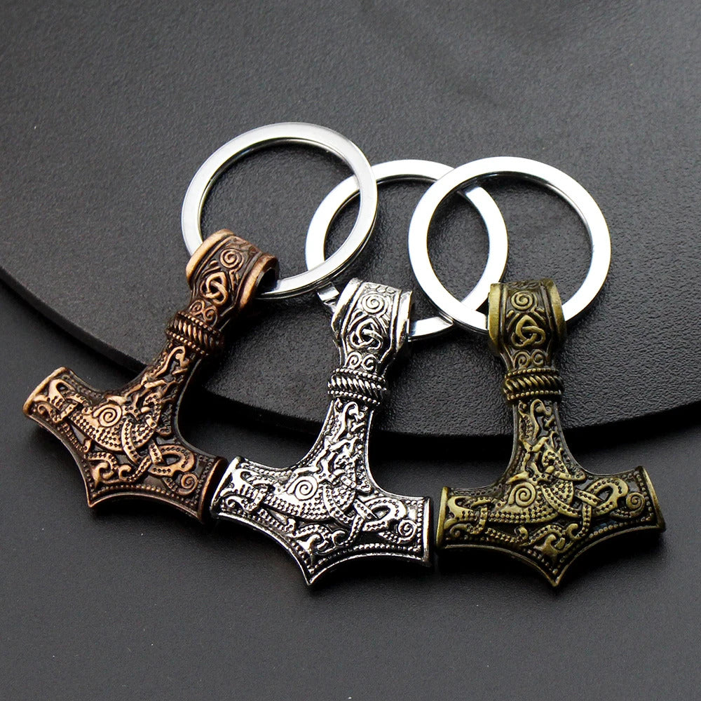 Thor's Hammer Mjölnir Keychain