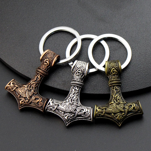 Thor's Hammer Mjölnir Keychain