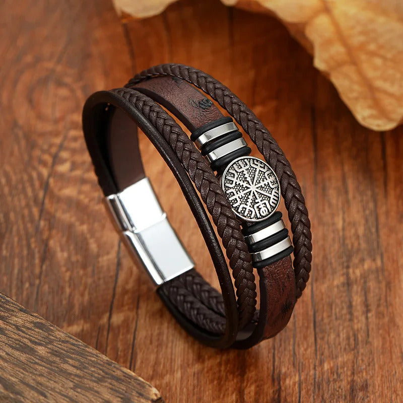 Vikings Retro Leather Bracelets