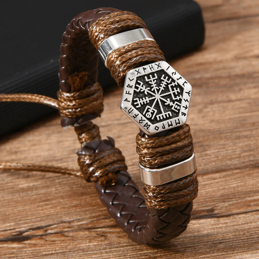 Vintage Vikings Vegvisir Bracelet