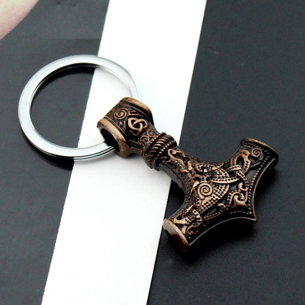 Thor's Hammer Mjölnir Keychain