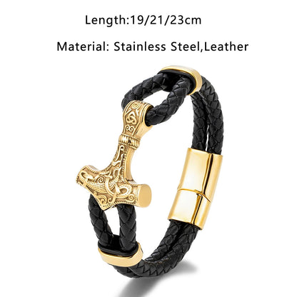 Thor's Hammer Mjölnir Bracelet