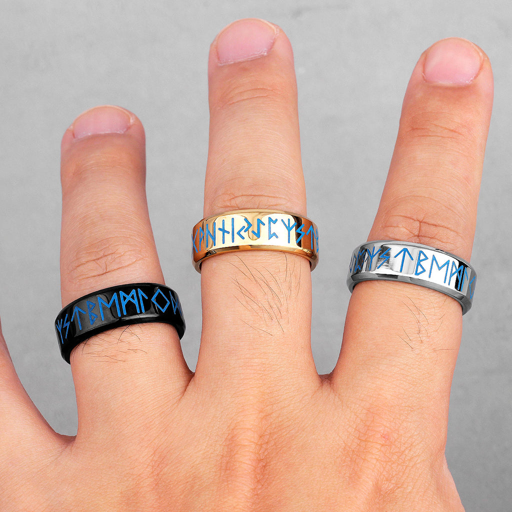 Viking Runes Luminous Rings