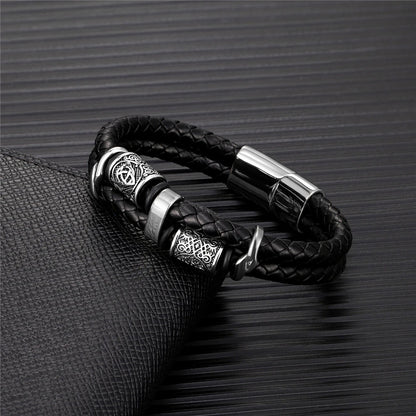 Vikings Leather Bracelet