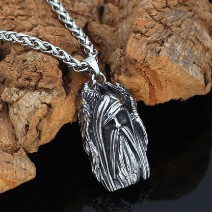 Stainless Steel Odin Necklace