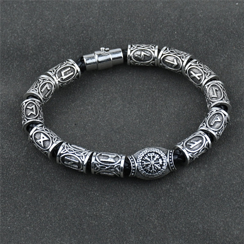 Vikings Runes Beads Bracelet