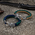 Viking Wolf Head Bracelet