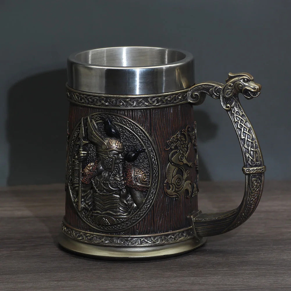 Viking Odin Drinking Mug