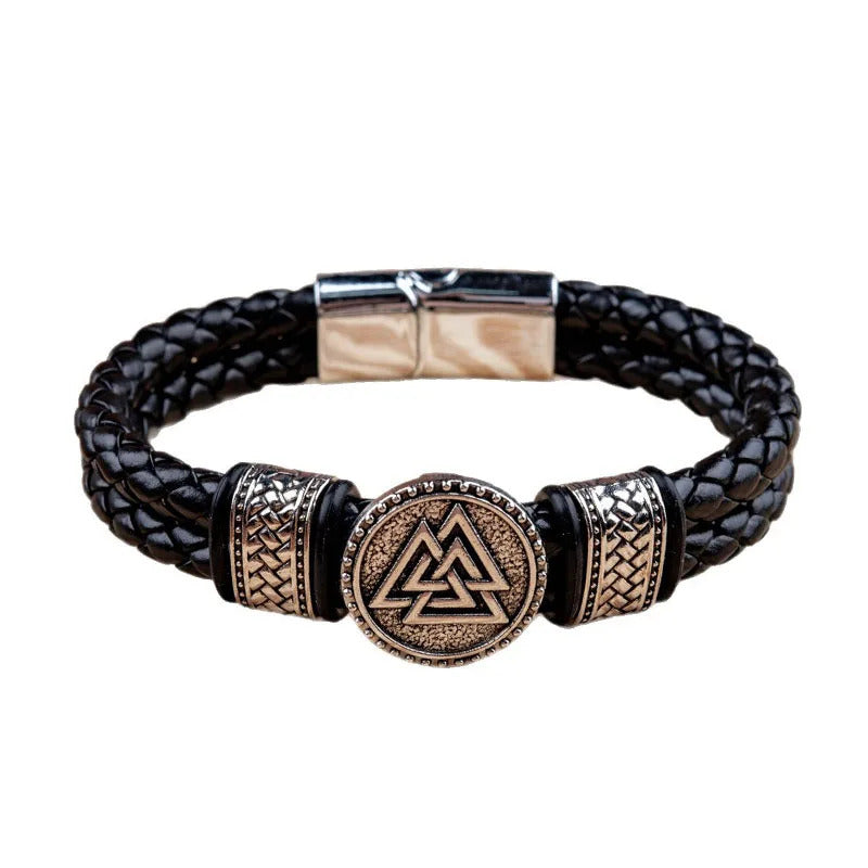 Vintage Viking Valknut Bracelet