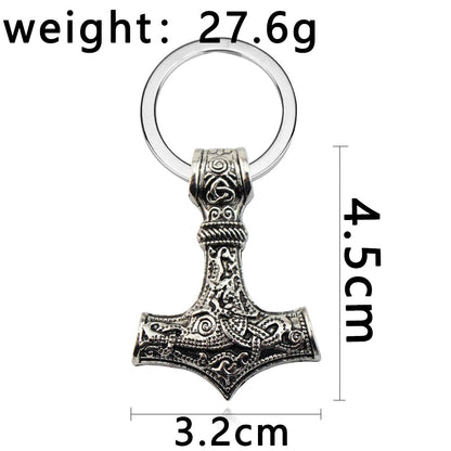 Thor's Hammer Mjölnir Keychain