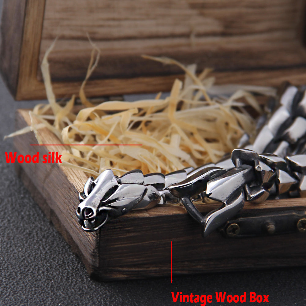 Limited Edition Ouroboros Necklace With Wooden Box