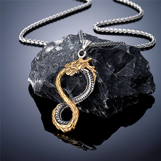 Viking Dragon Necklace