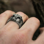 Mjölnir Ring With Runes
